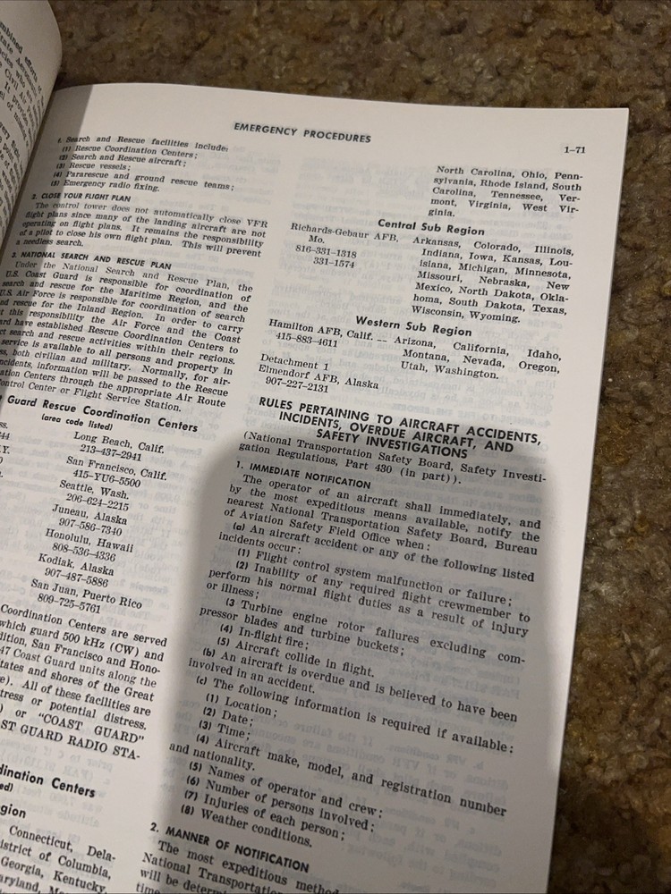 AIM Airman’s Information Manual August 1972 Part 1 Basic Flight & ATC Procedures