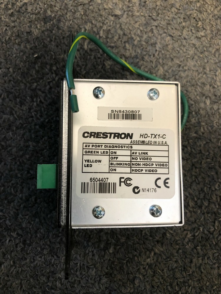 Crestron HD-TX1-C Input wall jack OPEN BOX