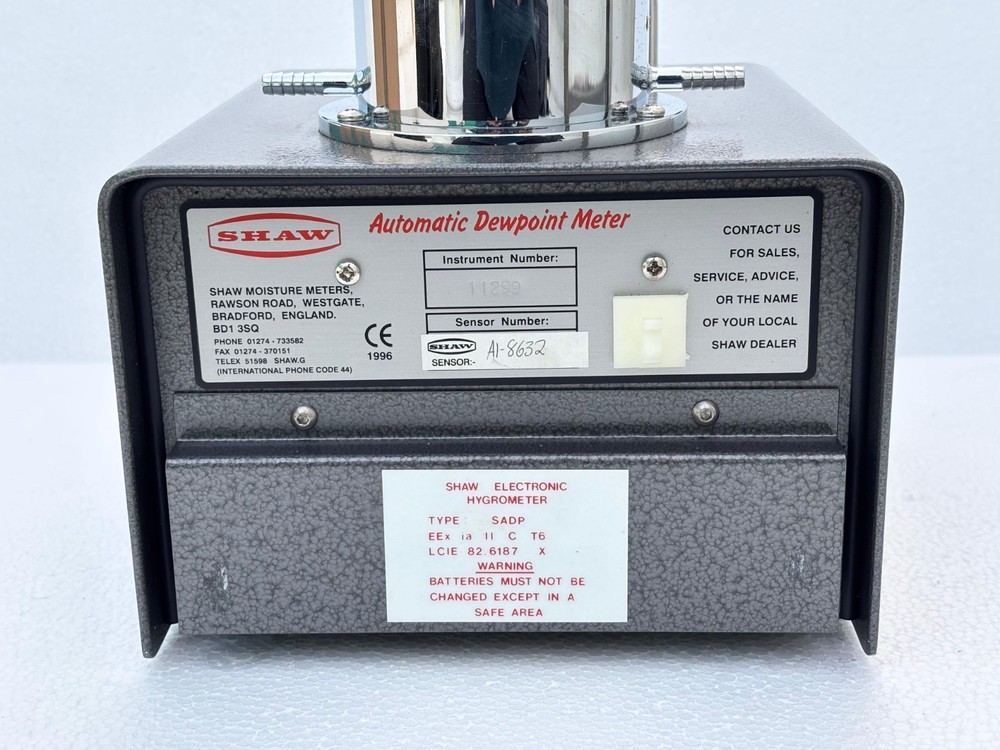 SHAW SADP AUTOMATIC DEWPOINT METER MOISTURE METER HYGROMETER #3
