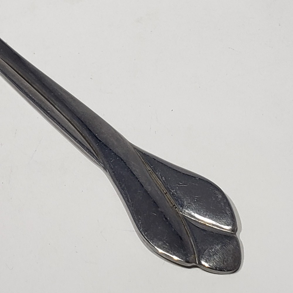 Oneida Tribeca Glossy Stainless 8.25" Medium Solid Cold Meat Serving Fork USA