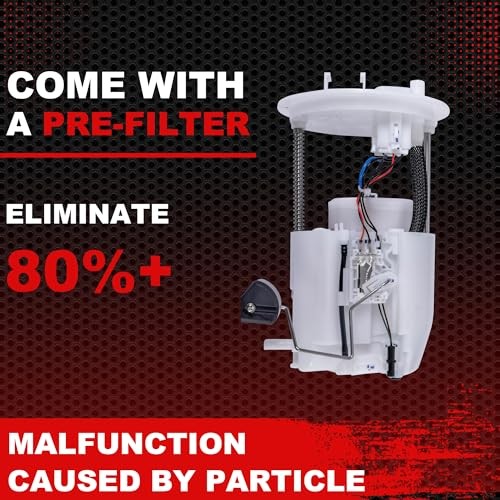Fuel Pump Assembly w/Sending Unit Compatible for 2006-2012 Mitsubishi