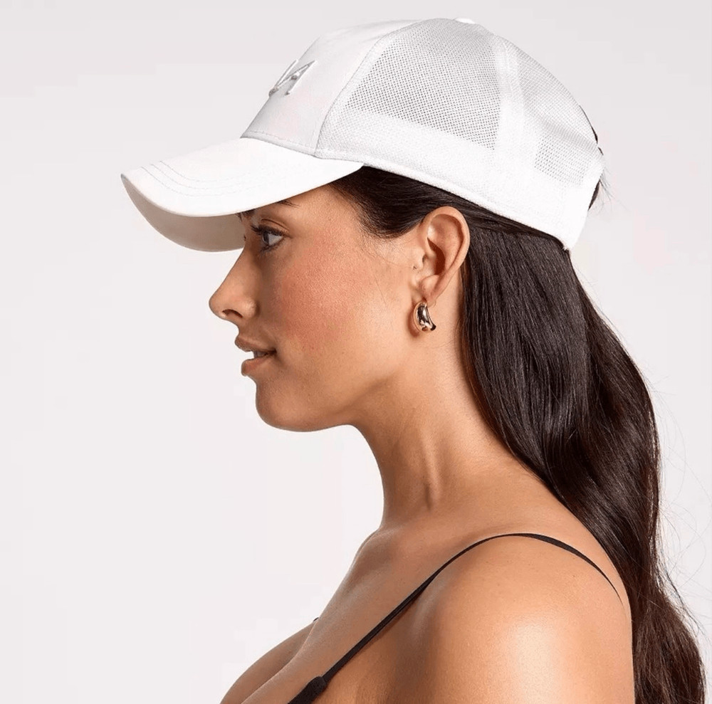CALIA White Snapback Trucker Hat NWT