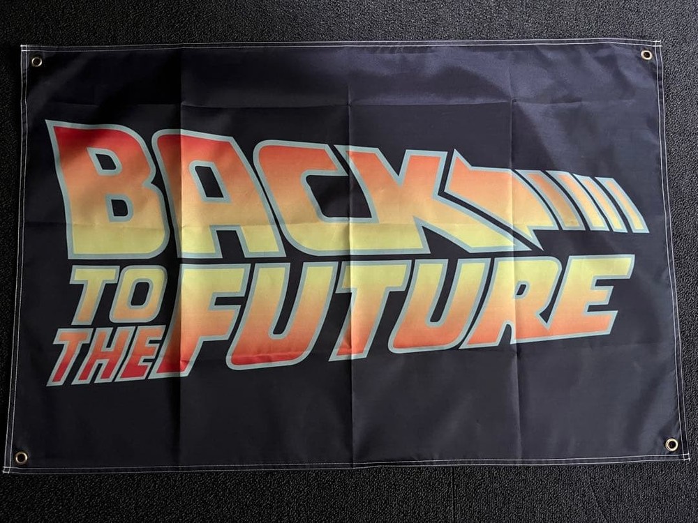 Back to the Future Tapestry Flag