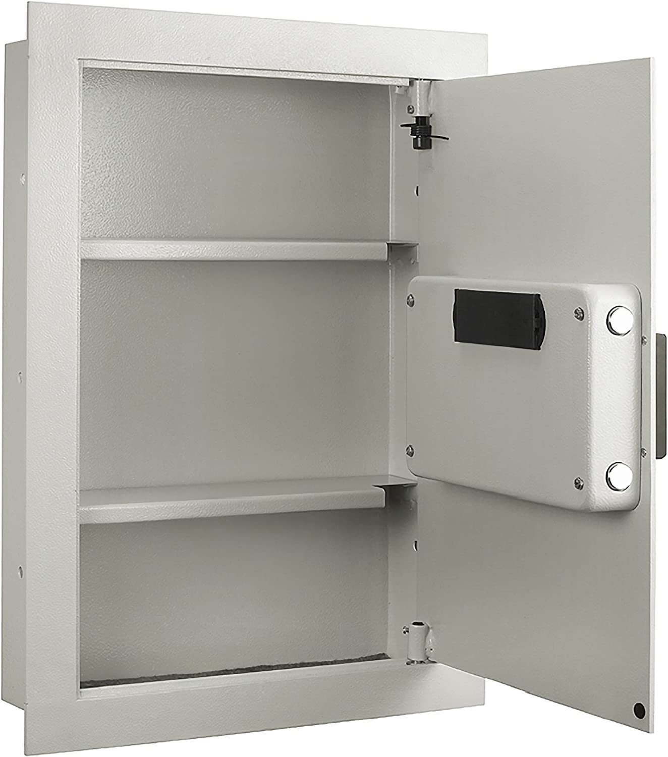 Fire Proof Electronic Wall Safe Lock Hidden Cash Jewelry Small Guns Key Security