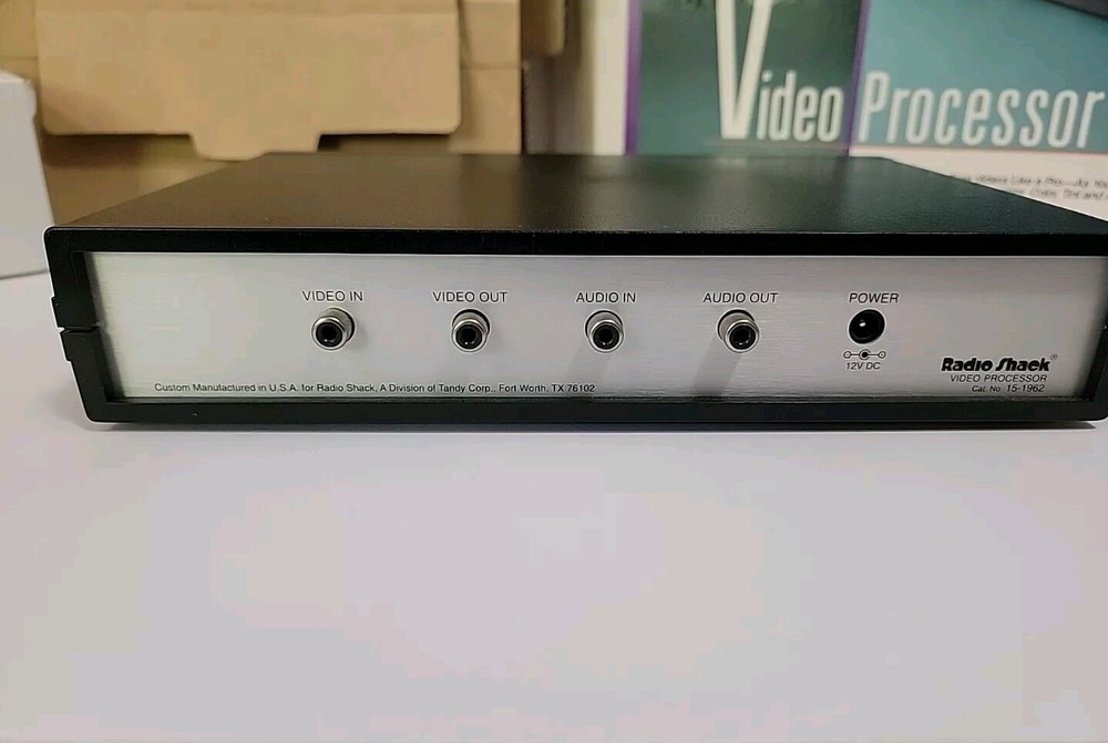 Vintage Radio Shack Video Processor 15-1962 Tested