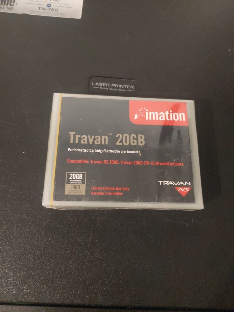 Imation Travan NS 20GB Data Tape SEALED