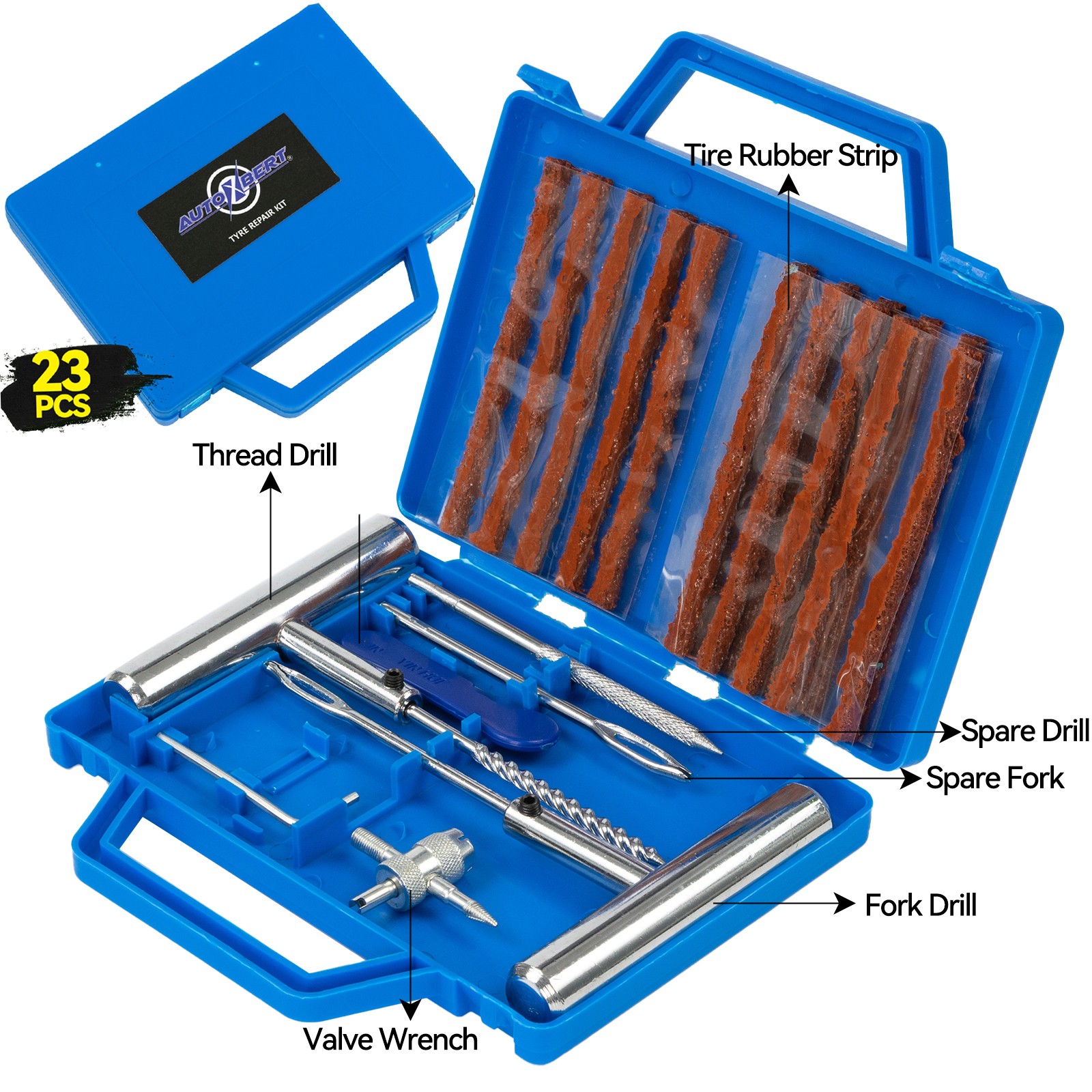 Electric Hydraulic Floor Jack 5 Ton 12V w/ Tire Inflator Air Pump Repair Kit Car