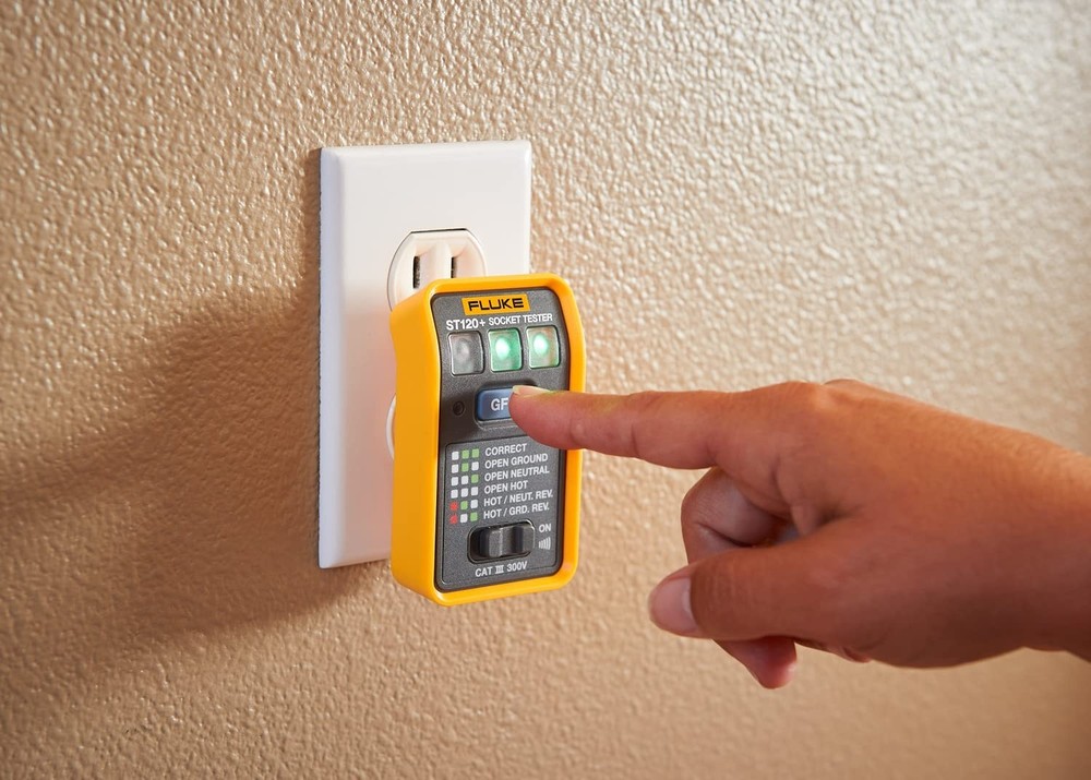 ST120+ GFCI Socket Tester with Audible Beeper