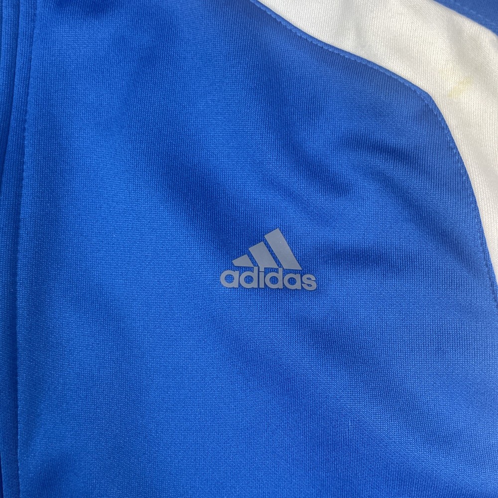 Adidas Climalite Large Blue Zip Up Jacket