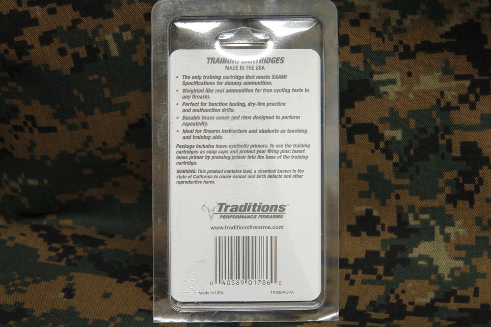 Traditions .380 training cartridges (NEW)