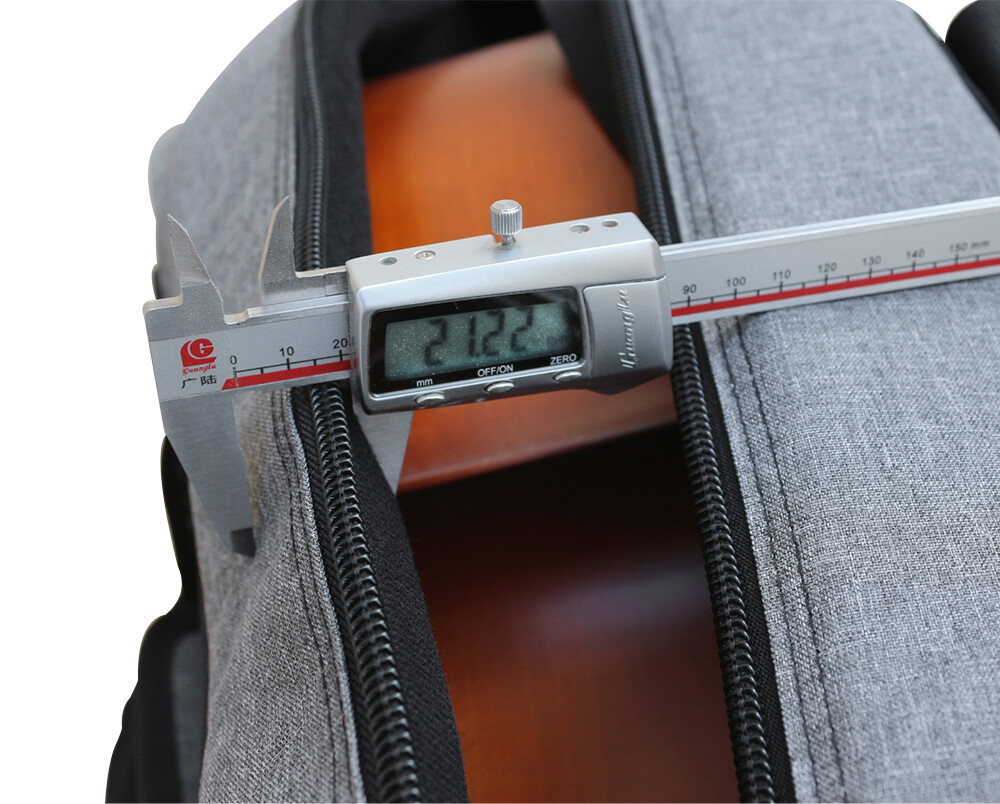New 4/4 Full Size Gray Cello Bag with Multiple Pockets Strong Light Cello Case