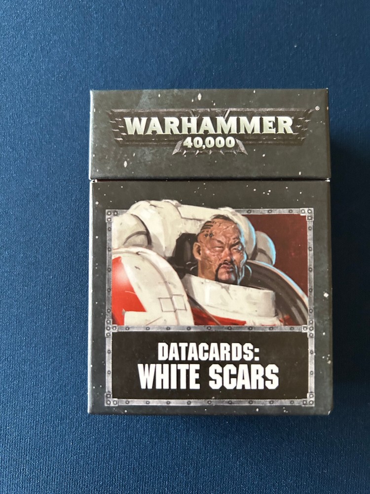 Warhammer 40K White Scars Data Cards Datacards Deck