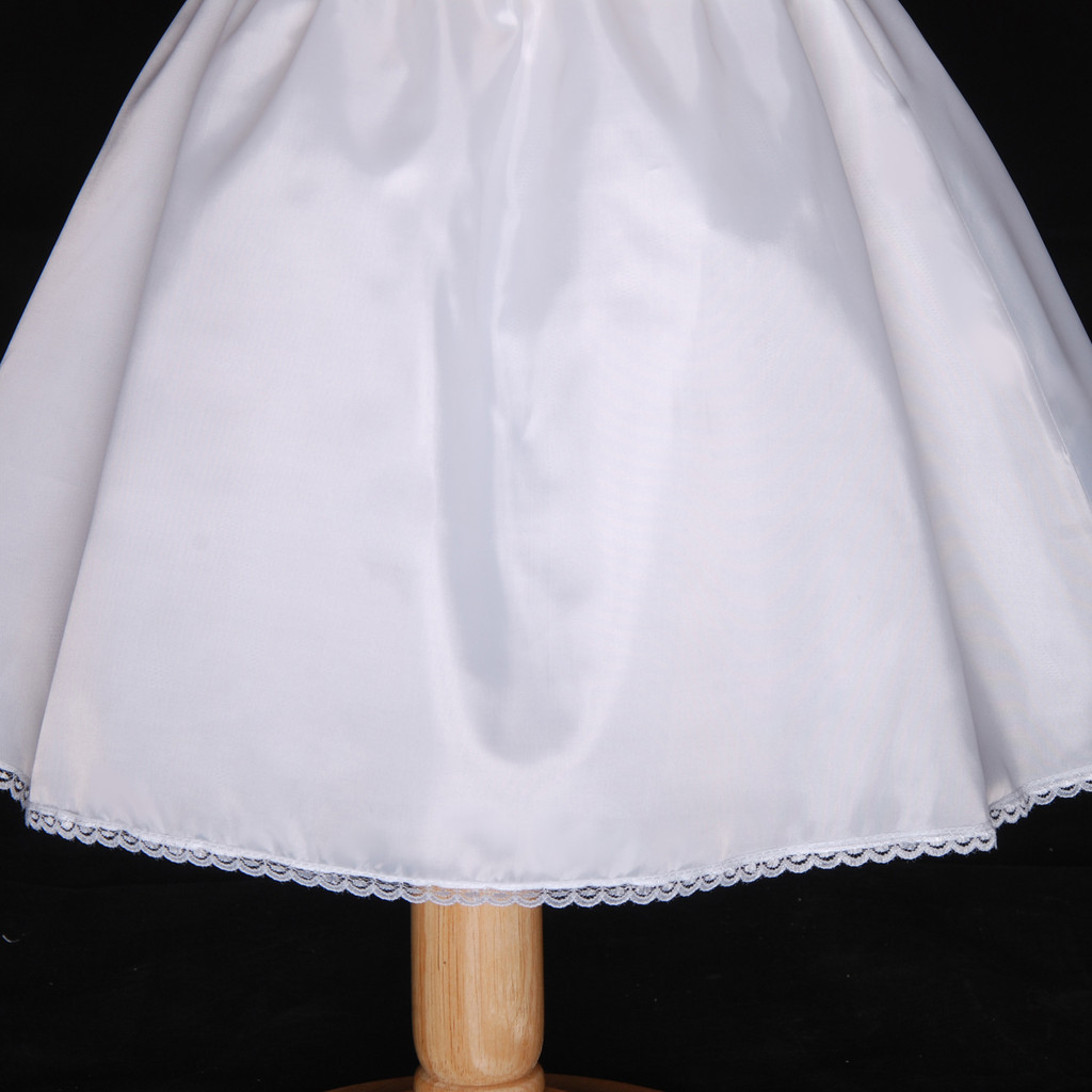 FREESHIPPING WEDDING FLOWER GIRL DRESS PETTICOAT SLIP UNDERSKIRT CRINOLINE S M L
