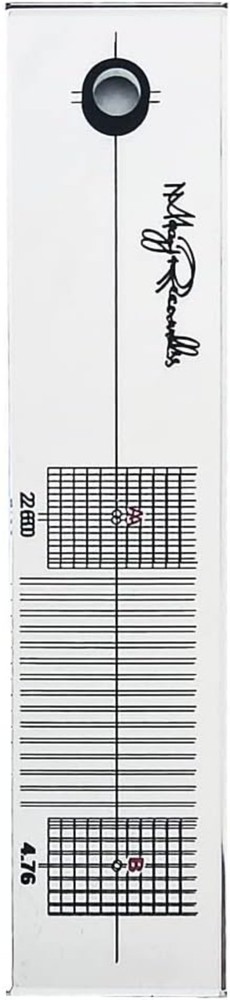 Acrylic Cartridge Alignment Protractor for Turntables - Easy and Accurate