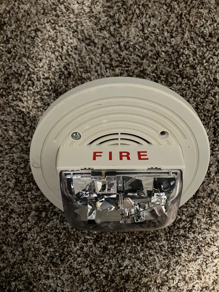 Simplex 4906-9154 Ceiling Fire Alarm Speaker Strobe - White