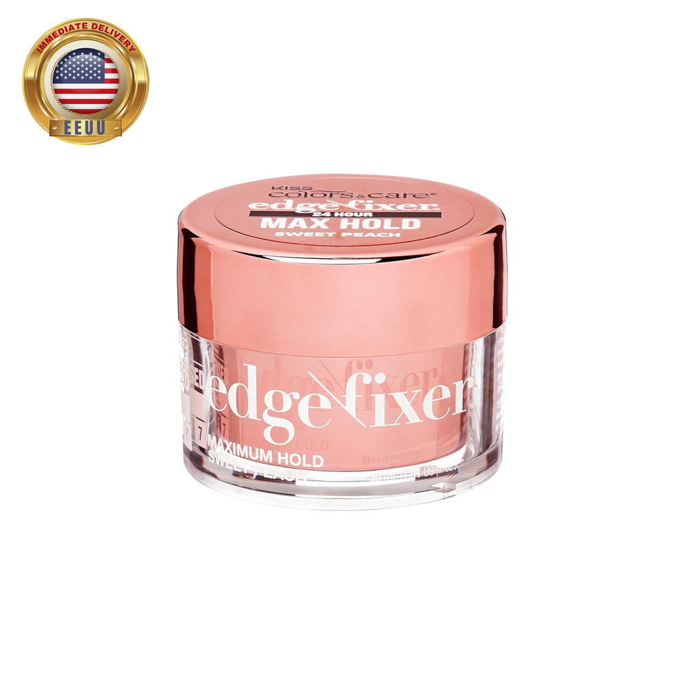 Maximum Hold Edge Fixer, 24 Hour Scented Styling Hair Gel with Biotin, Non-Greas