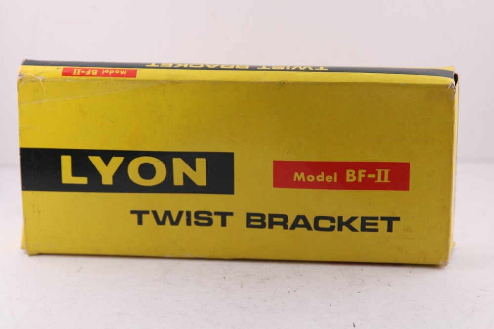 LYON MODEL BF-II TWIST BRACKET AS IS