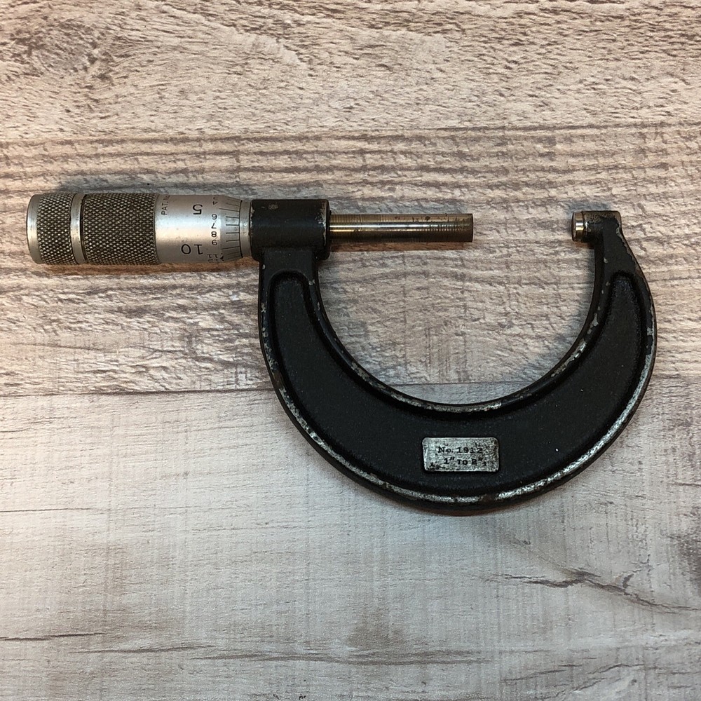 LUFKIN Micrometer # 1912 1" - 2" Range Smooth Movement nice