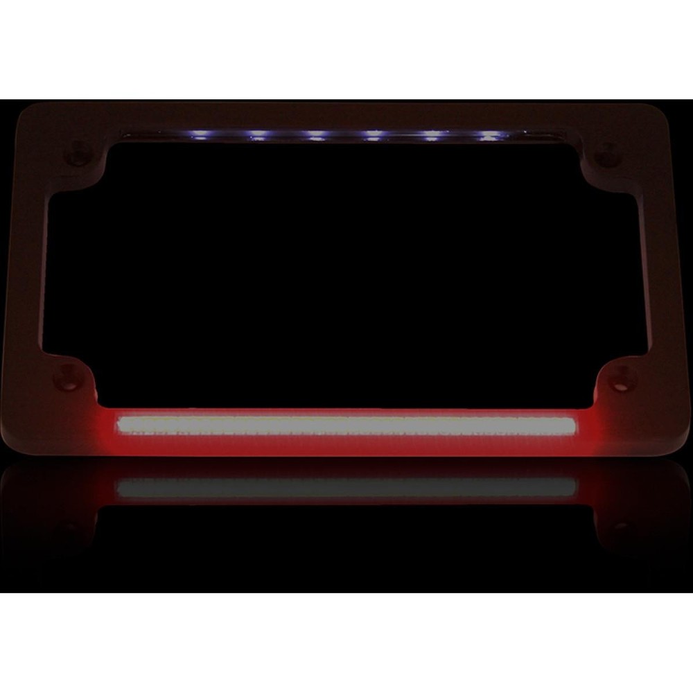 Custom Dynamics [TF02-B] Dual LED License Plate Frames Black