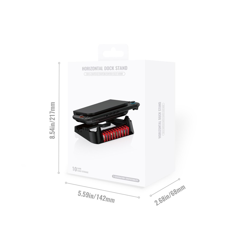 For Switch2 Stand for Switch 2 Flat Dock - Angled Stand for Small Cabinets Stand