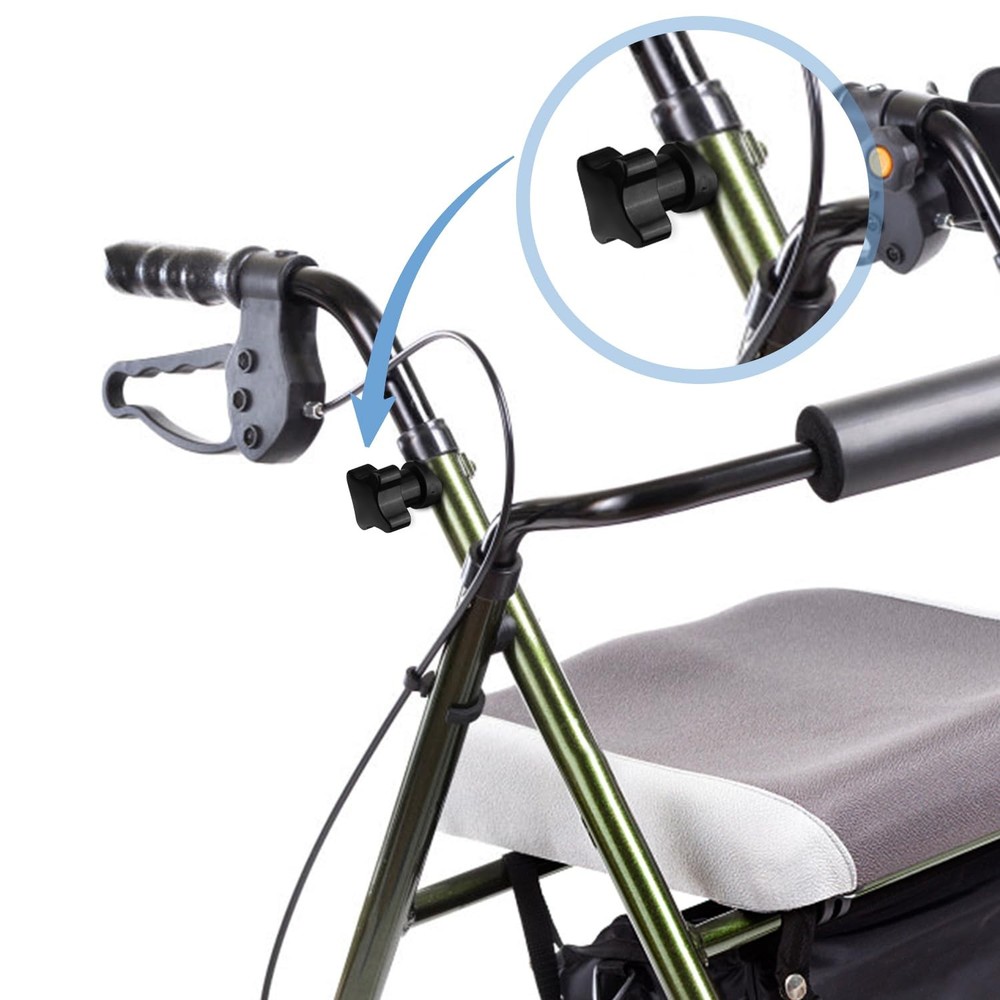 2 Sets Rollator Walker Replacement Arm Adjustment Knobs, Comfortable Universa...