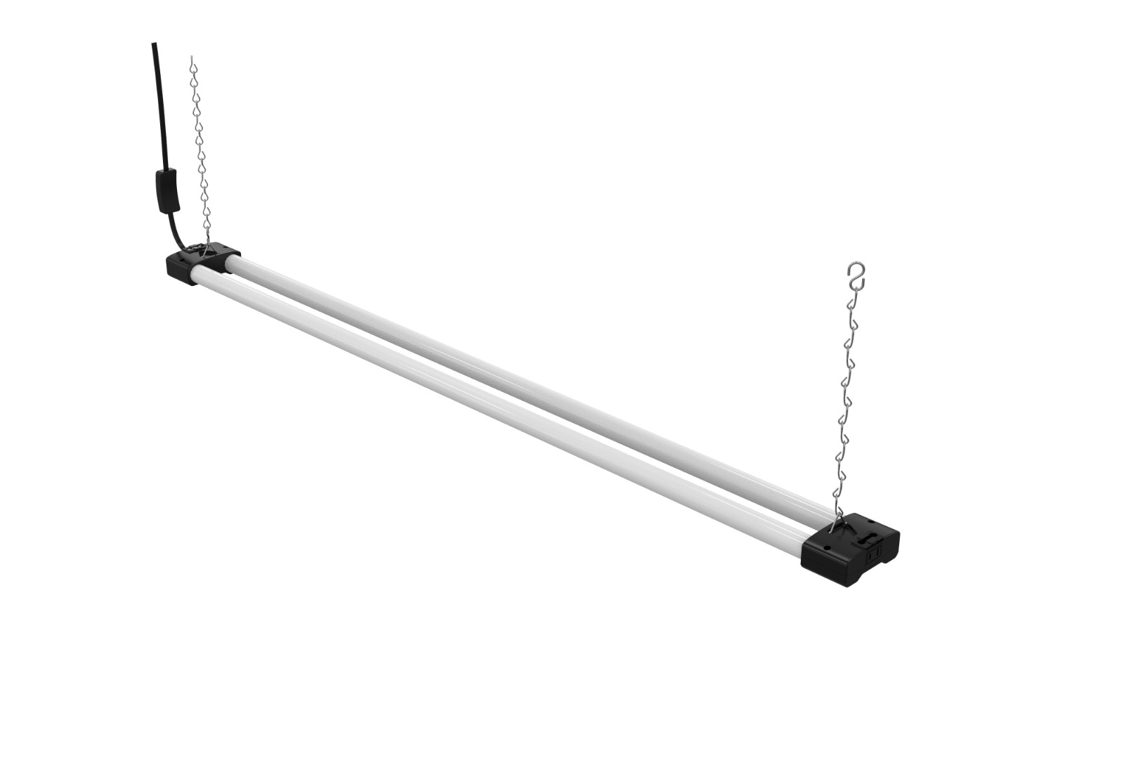 4 FT Linkable LED Shop Light 40W 5000K Bright Daylight 4000 Lumens Inline Switch