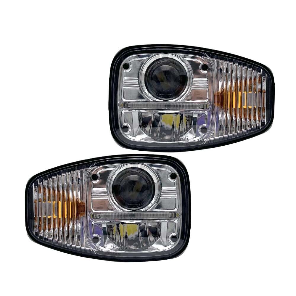 6PCS LED Headlights&Work Lights Kits Replacement For JCB Fastrac Telehandler