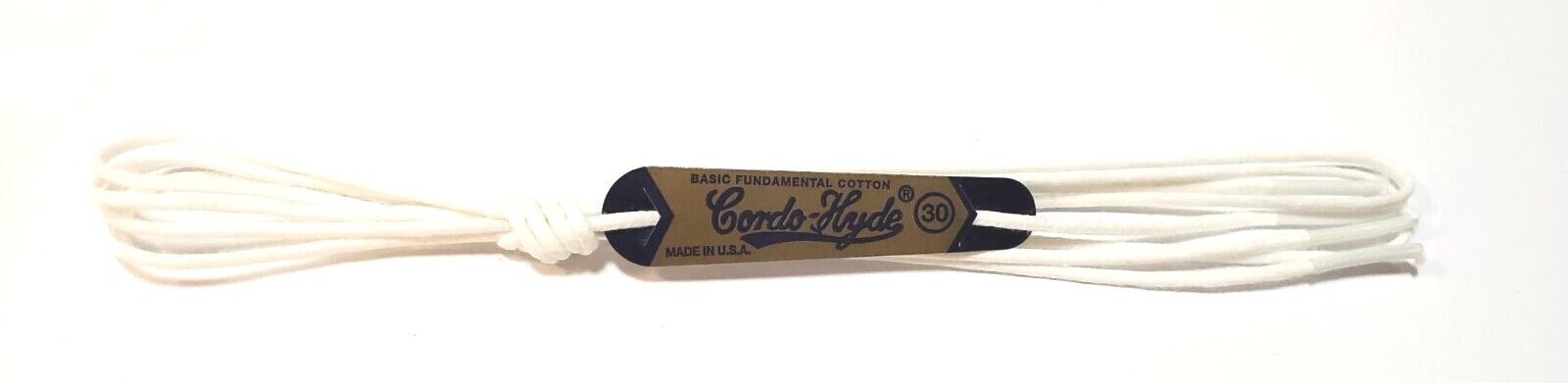 Cordo-Hyde Waxed Dress Shoe Laces Shoelaces - ALL SIZE - COLOR -1Pair