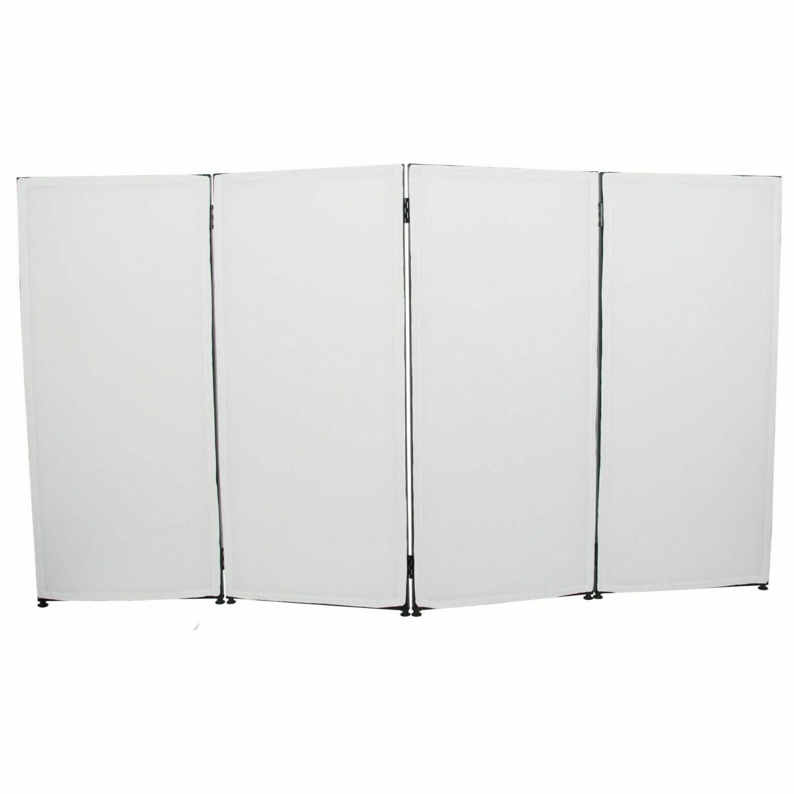 DJ Foldable Facade Portable Event Metal Frame Booth Panels Black+White Carry Bag