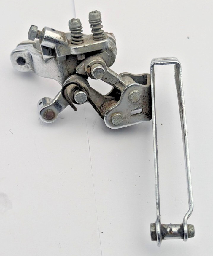 SUNTOUR SPRINT FRONT DERAILLEUR JAPAN 28.6 SILVER BOTTOM PULL