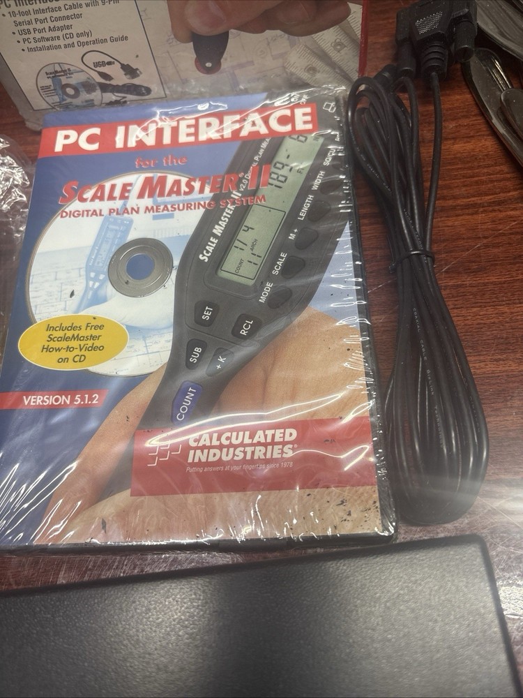 Scale Master II Digital Plan Measuring System With PC interface & Cable #6325