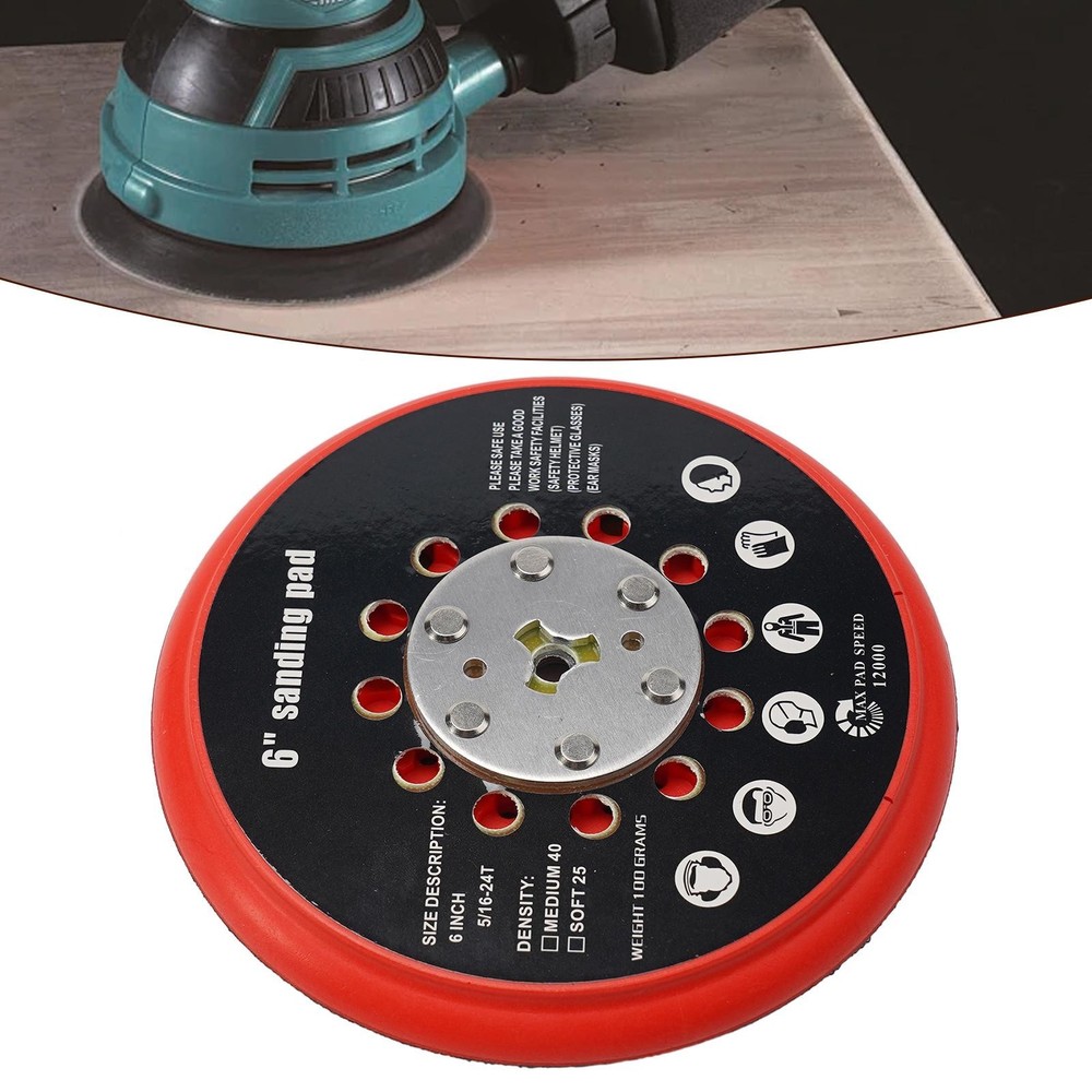 Backing Pad Sanding Discs Sanding Tools Abrasive Changes Fir GET75-6N Sander