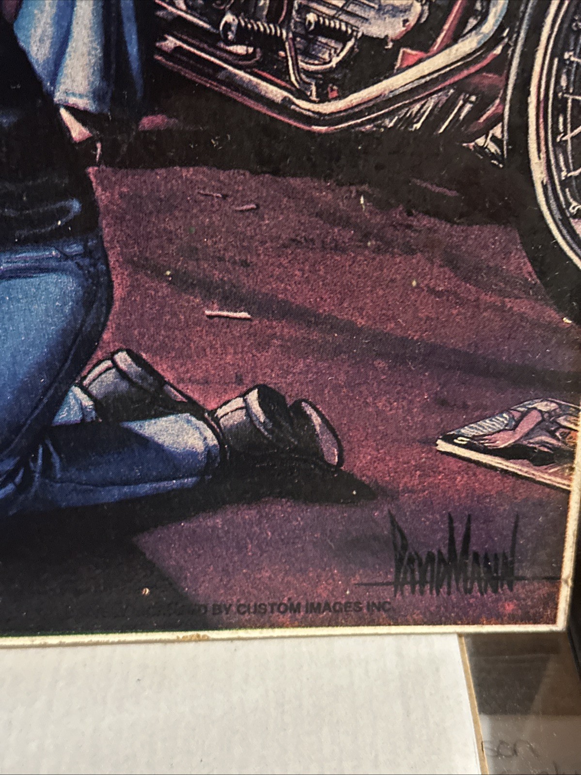 Awesome Vintage Easy Riders 10th Anniversary Wall Hanger 20” Long 16”tall