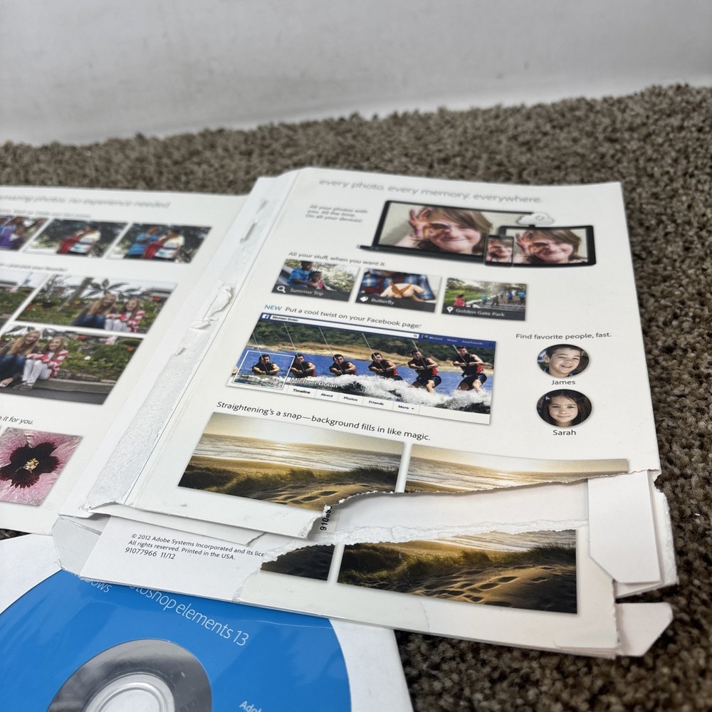 Adobe Photoshop Elements 10 And 13 Win/Mac BAD CODES READ!