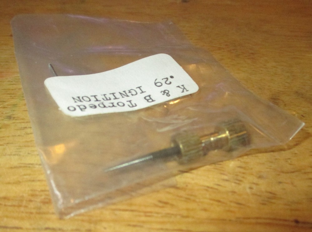 K&B TORPEDO 29 IGNITION MODEL AIRPLANE ENGINE - NOS needle valve