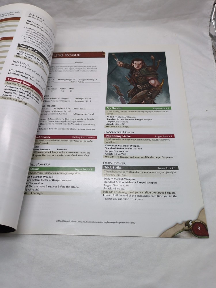 Dungeons And Dragons 4th Edition Quick-Start Rules