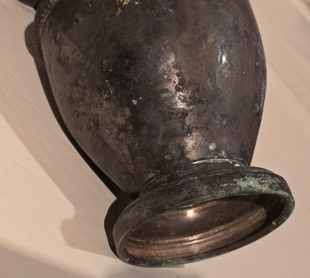 9" Elegant Birks Brand Rideau Plate Classic Design Silver Water Pitcher Jug