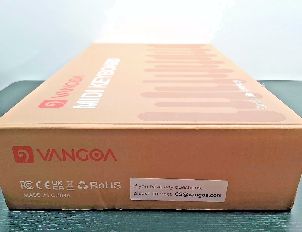 Vangoa - MIDI Keyboard Controller - 25 Keys - VMK25 - Black - OpenBox