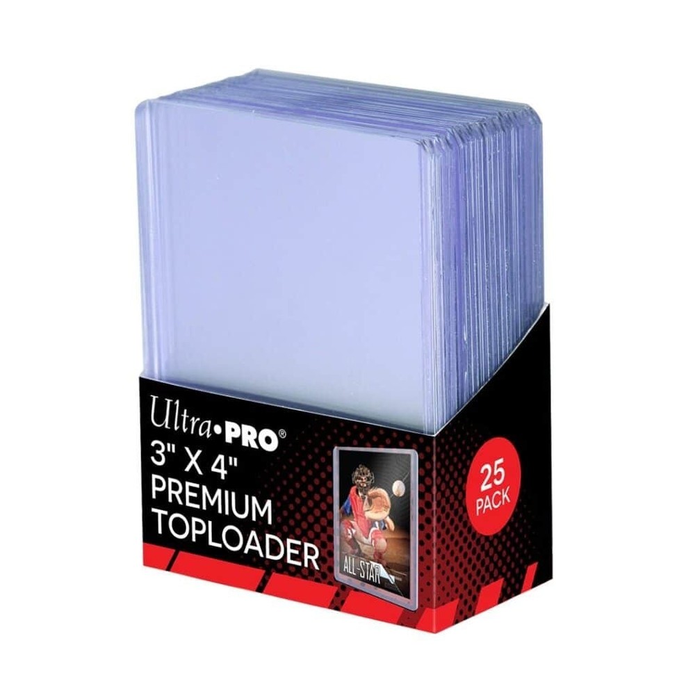 Ultra Pro 3 X 4 Premium Toploader 25 pack