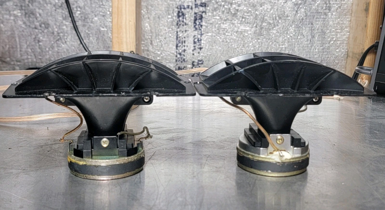 2 Calrad Multicellular Horn Tweeters 30w 20-259, 20-270 Multicell 10 Cell Driver