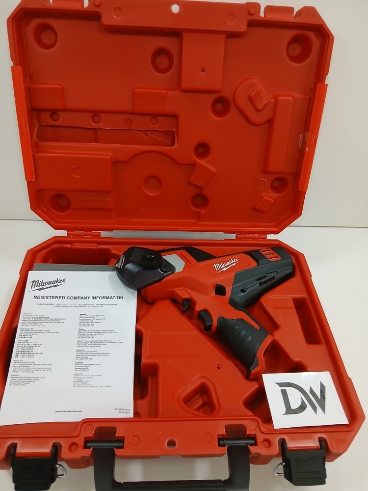 Milwaukee M12 CC 12V Sub Compact Cable Cutter / **Bare Tool + Hard Case**