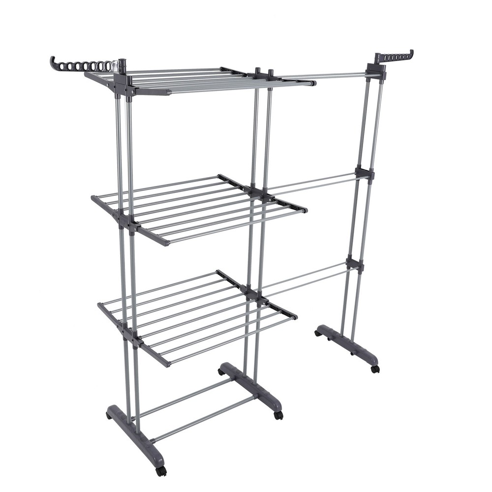 Foldable Clothes Drying Rack, Foldable Drying Rack, 3-Tier Folding Drying Rack