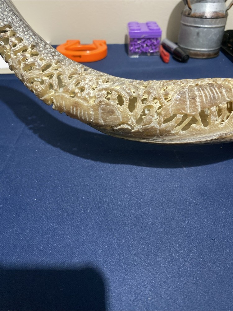 Hand Carved Horn
