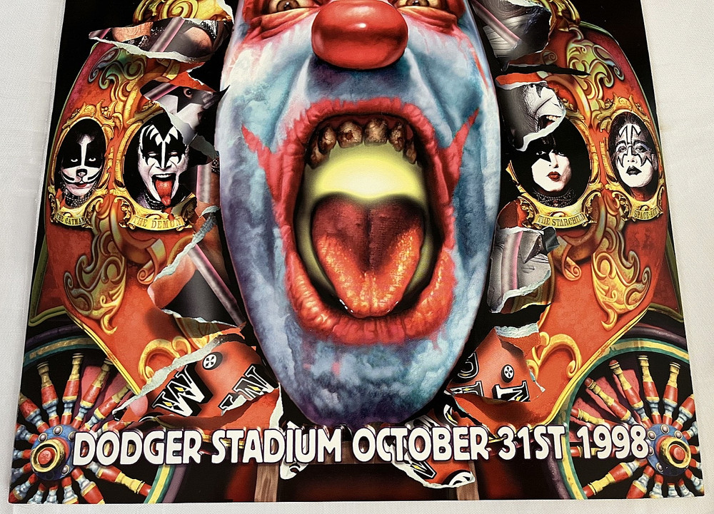 KISS Dodger Stadium October 1998 Psycho Circus Tourbook Program 3-D Glasses Ace