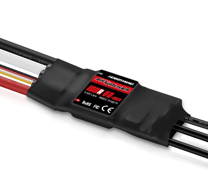 Hobbywing Skywalker 12A 20A 30A 40A 50A 60A 80A 100amp ESC 2-6s w/BEC