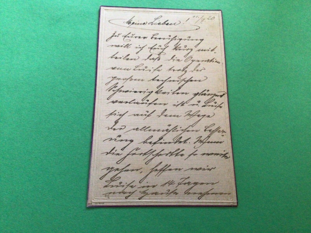 German Empire Stuttgart 1920 postcard A18154