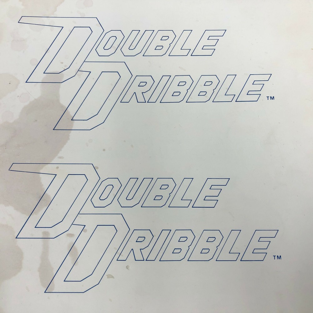 Konami Double Dribble Arcade Game Machine Instruction Manual Schematics