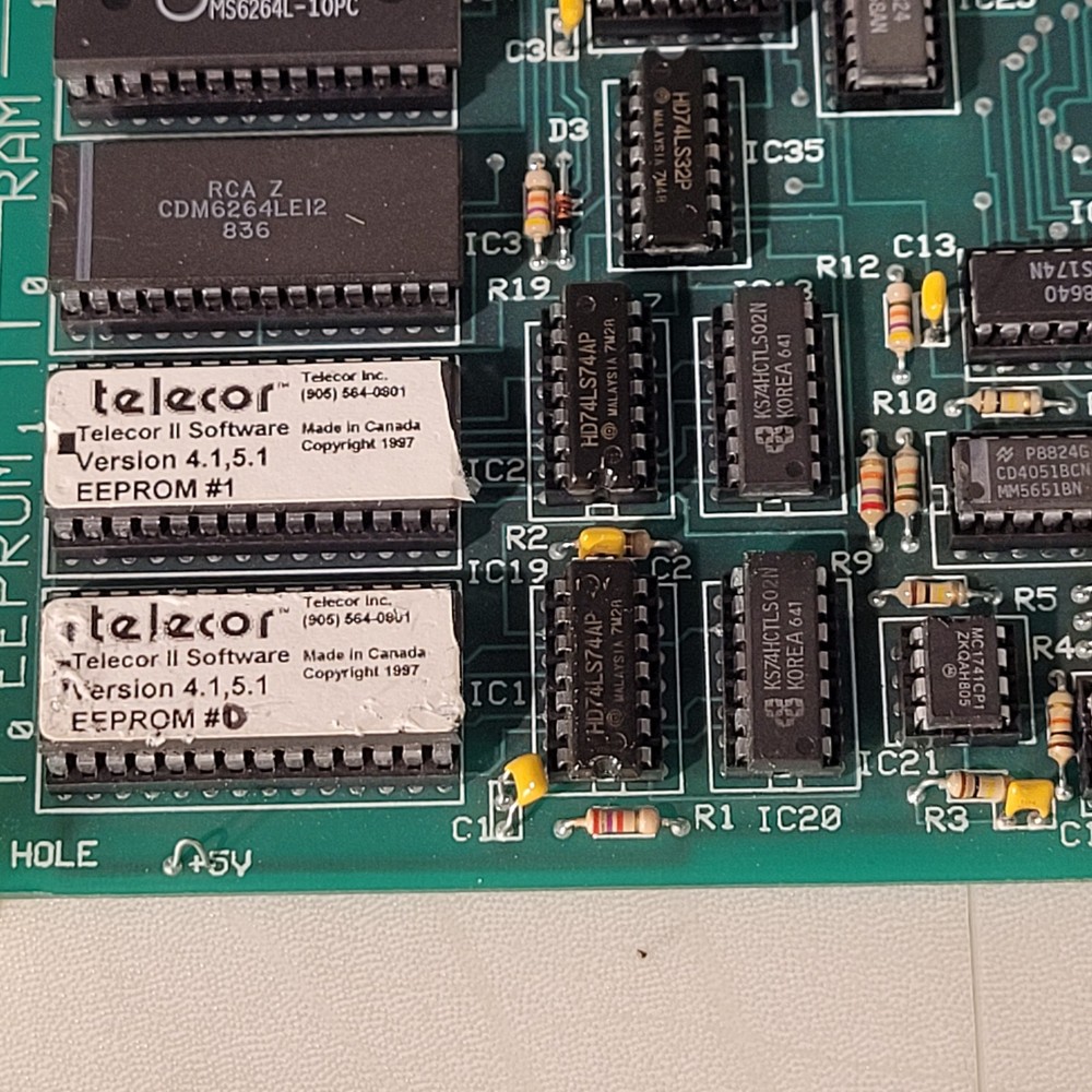 Telecor CPU-0 Rev 2 Plug In Module BCE Computer PCB Control Board