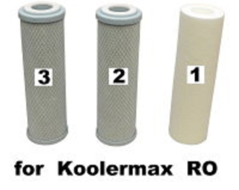 Original Koolermax KPAK-3 Replacement Sediment Carbon Block Filter AR122 HK120