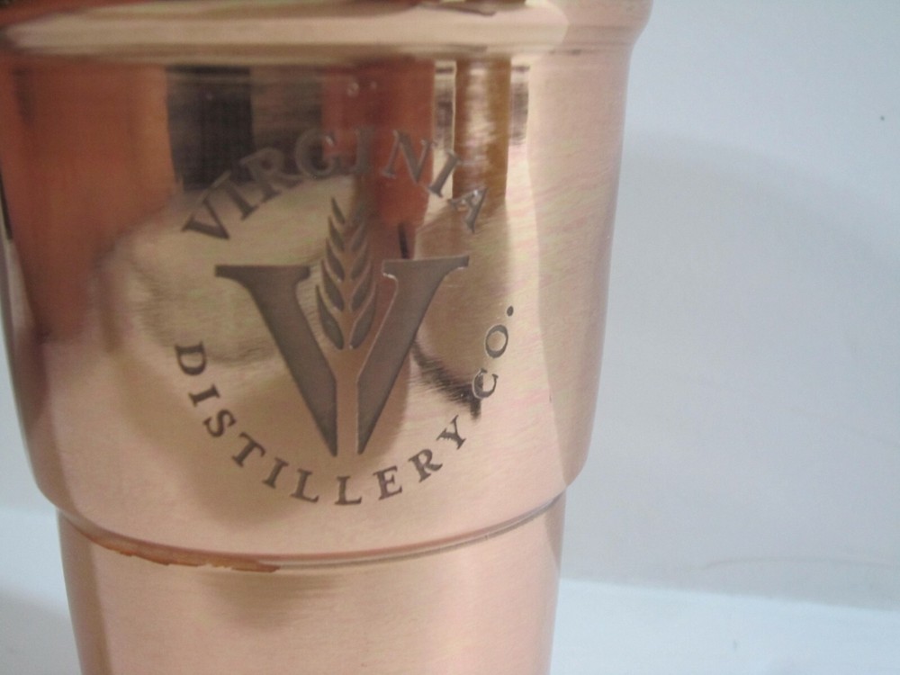 CUSTOM COPPER PARTY CUP 12oz - Virginia Distillery Co. - Drinking Cup